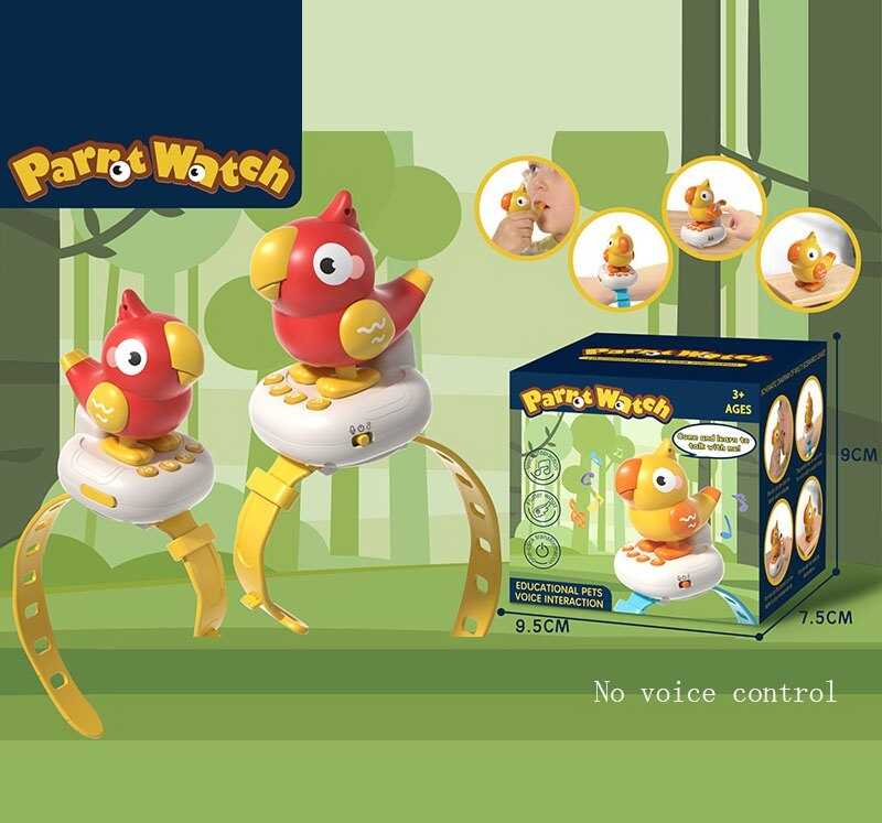 Інтерактивний браслет 2024-1 (96) “повторюшка”, звуки тварин, мелодії, свисток, рухається, мотузочка на шию, знімний браслет, в коробці