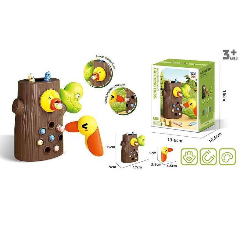 Магнітна гра 30225 (96) пташка, жучки, в коробці