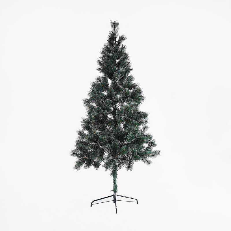 Ялинка штучна C 66873 (1) висота - 150 см, розбірна, прикрашена глітером, в коробці