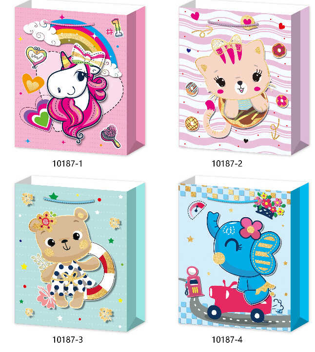 Пакет подарунковий C 75693 (480) 4 види, СЕРЕДНІЙ, ВИДАЄТЬСЯ ТІЛЬКИ МІКС ВИДІВ