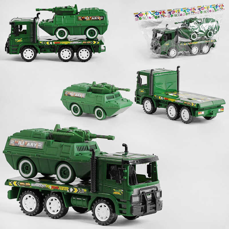 Машинка 928 B18 (160/2) "Військова техніка", інерція, в пакеті