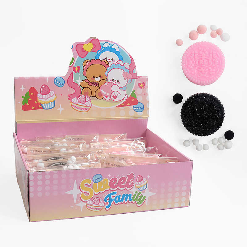 Гра антистрес C 71244 (24) ЦІНА ЗА 16 ШТУК В БЛОЦІ, “Печиво”, м’які кульки, в коробці