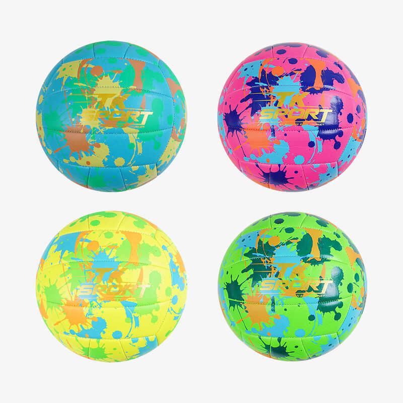 М`яч волейбольний C 70349 (100) "TK Sport", 4 види, ВИДАЄТЬСЯ ТІЛЬКИ МІКС ВИДІВ