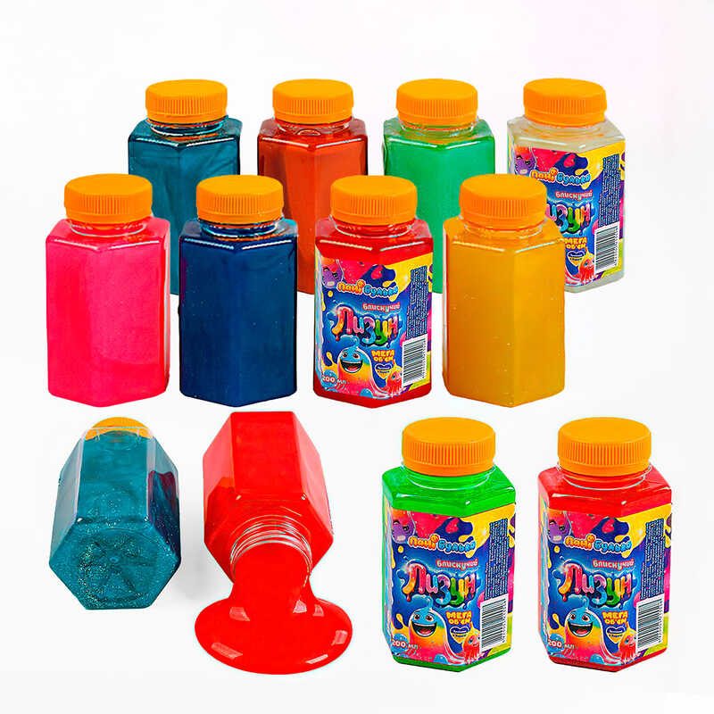 гр Лизун блискучий "Мега об`єм"  66816 ЦІНА ЗА 1 ШТУКУ  (1) "Пані Булька", 200 мл, ароматизований, перламутр