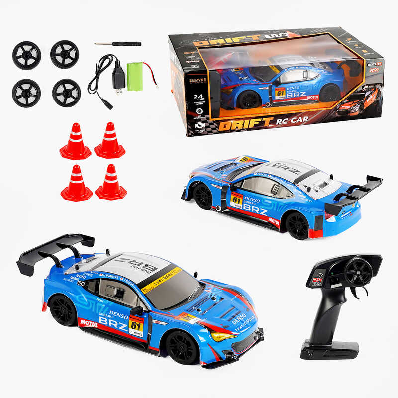 Машина на радіокеруванні 8001 E (24) акумулятор 7.4 V, пульт 2.4 GHz, підсвічування, гумові шини, викрутка, в коробці