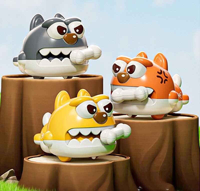 Машинка K 081 (360) 3 кольори, "Собачка з кісткою", заводний механізм, ЦІНА ЗА 1 ШТУКУ, в пакеті, ВИДАЄТЬСЯ ТІЛЬКИ МІКС ВИДІВ