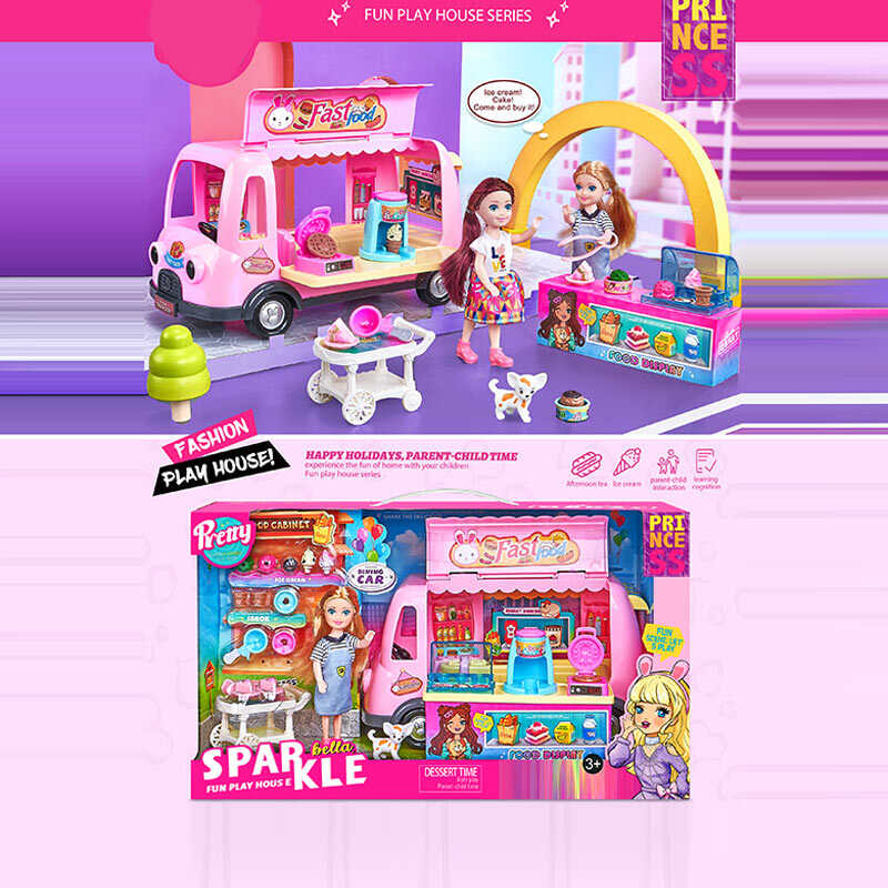 Лялька 7026 (12) 14 см, аксесуари, меблі, в коробці