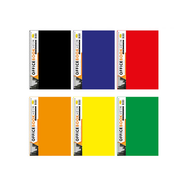 гр Блокнот В-БП5-40 / АП-1504 (20) А5, 40арк, пластик, пружина зверху "Апельсин" ВИДАЄТЬСЯ МІКС ВИДІВ