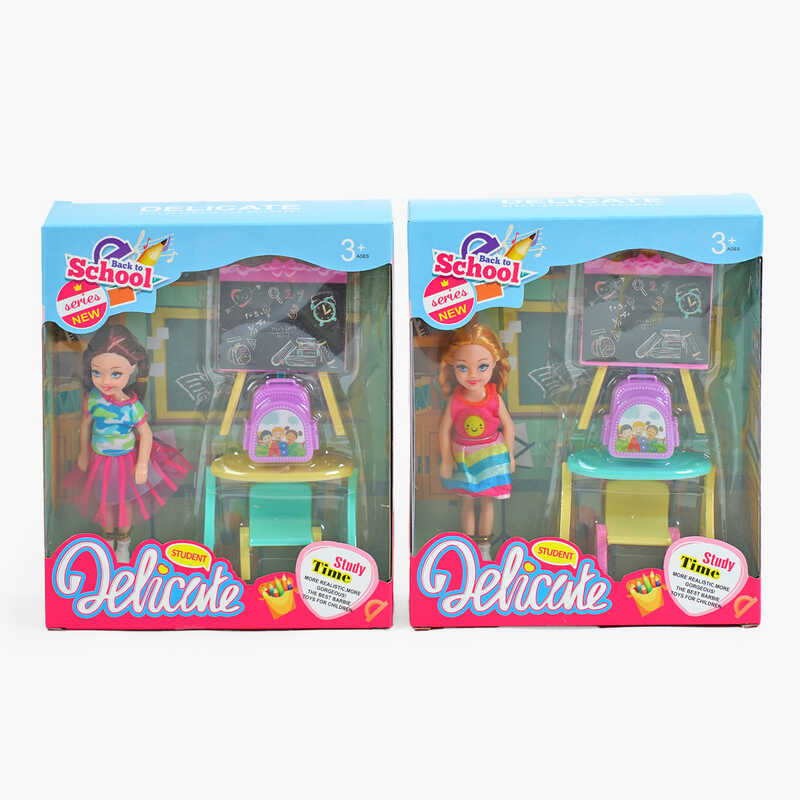 Лялька A 8-21 (96/2) 2 види, знімне взуття, аксесуари, меблі, в коробці