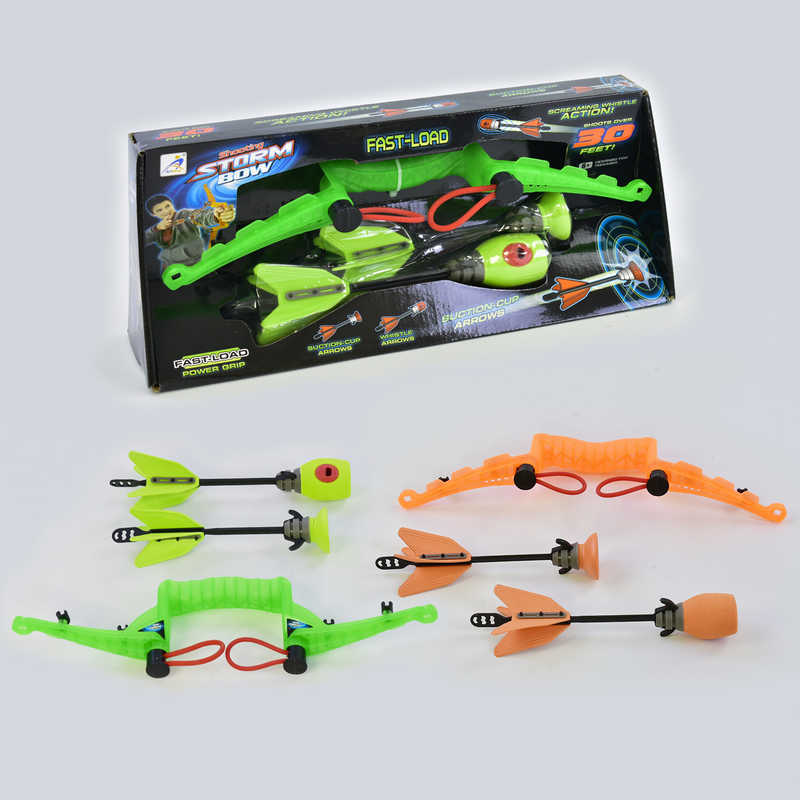 Лук АХ 1021 (72/2) стріла на присосці, стріла свиститься, в коробці