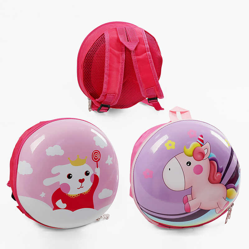 Рюкзак C 68665 (150) пластиковий корпус, регульовані ремінці, 1 відділення, 1 сітчаста внутрішня кишеня, у пакеті, ВИДАЄТЬСЯ МІКС ВИДІВ