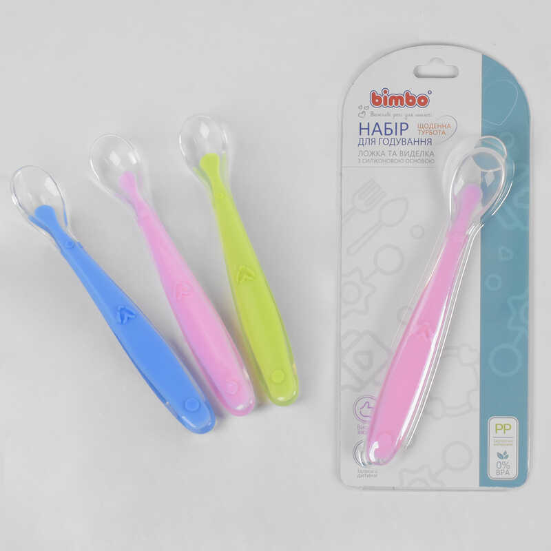 гр Ложечка 21845 (144) "BIMBO", 3 кольори, 1шт на листі