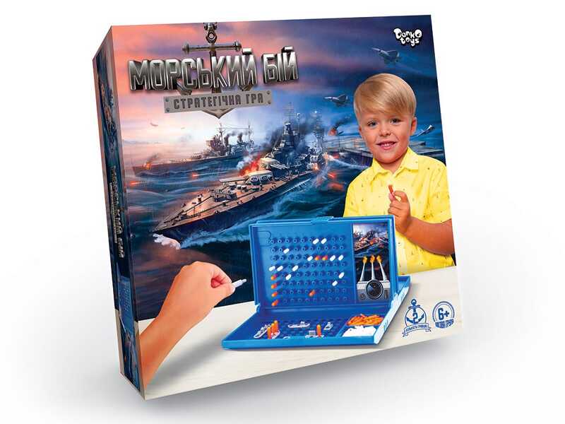 гр Настільна розважальна гра "Морський бій" УКР. G-MB-01 U (10) "Danko Toys"