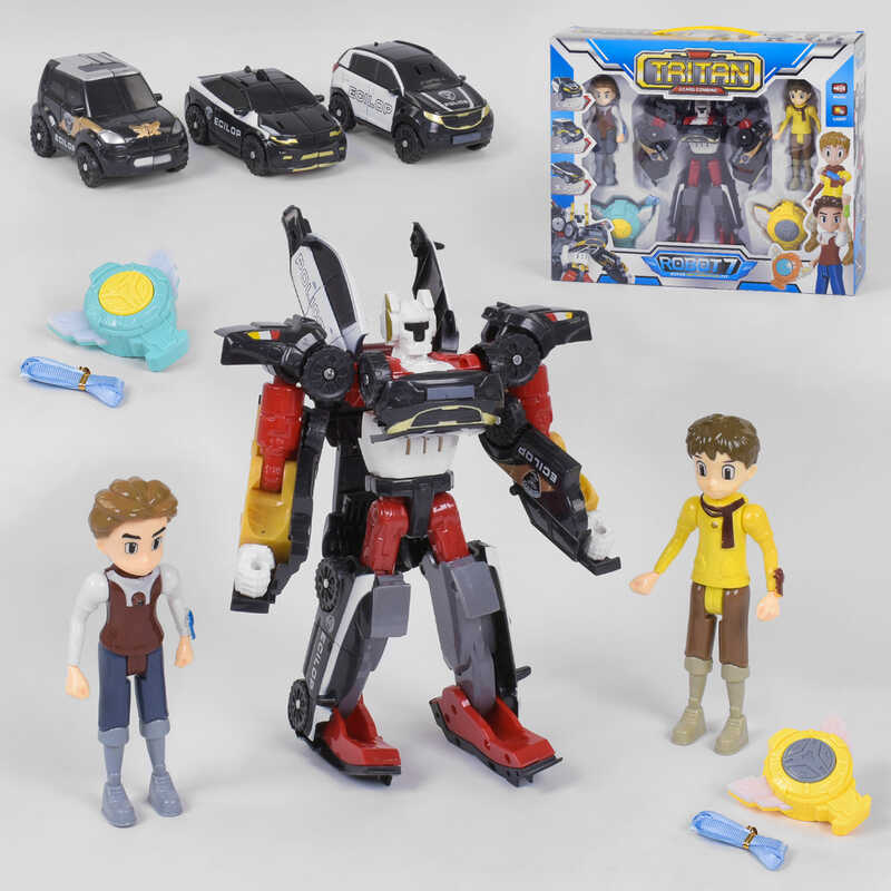 Трансформер Q 1906 (18/2), світлові та звукові ефекти, в коробці