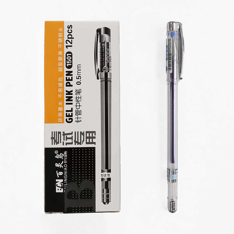 Ручка D 35201 (144) ЦІНА ЗА 12 ШТУК В УПАКОВЦІ, гелева, синя паста, в коробці