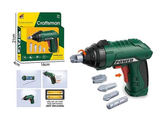 Дриль G 271 (120/2) автоматичний принцип роботи, реверс, змінні насадки, в коробці