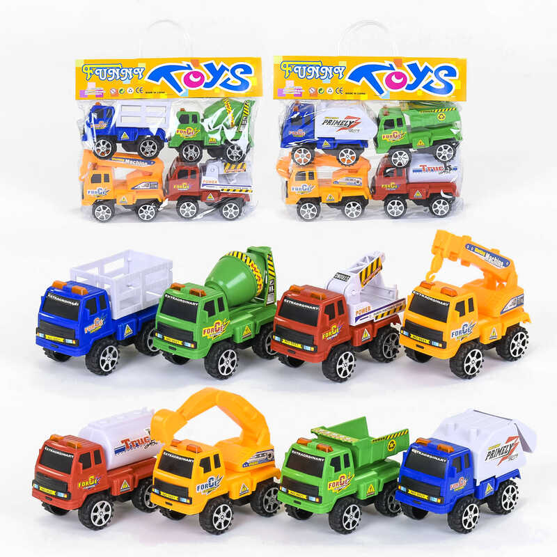 Спецтехніка 9922 А (72/2) 2 види, інерція, 4шт в пакеті