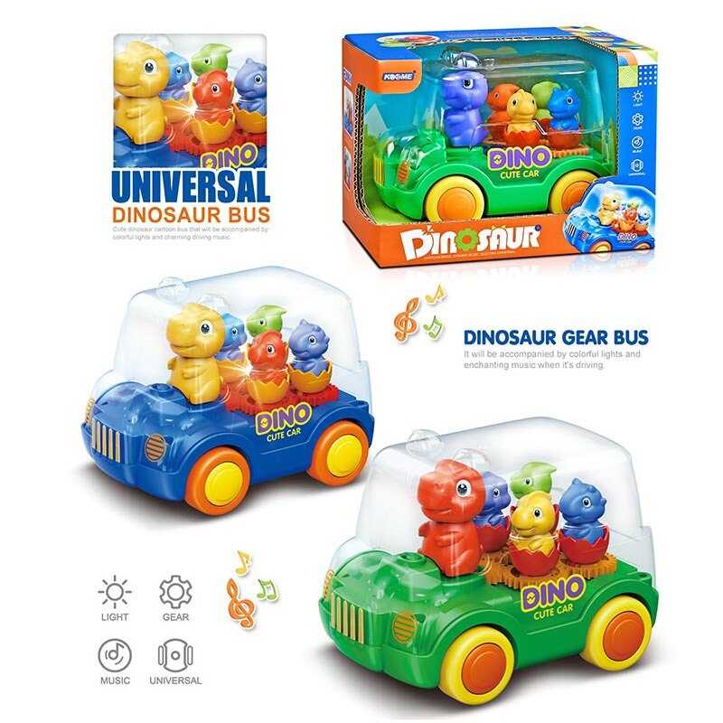 Музична машинка M 07 A (72) 2 кольори, звук, мелодія, підсвічування, обертаються шестерні, колесо вільного ходу, в коробці