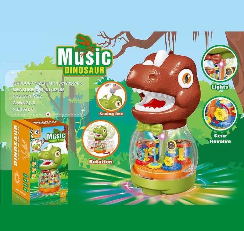 Скарбничка ZR 180-6 (72/2) мелодії, звукові ефекти, підсвічування, колесо вільного ходу,  рухомі шестерні, в коробці