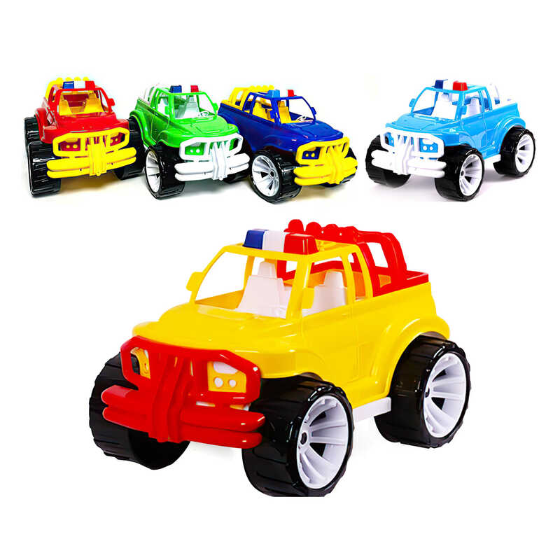 гр Машинка "Позашляховик класичний великий" кольоровий 338 (6) 5 видів, "BAMSIC"