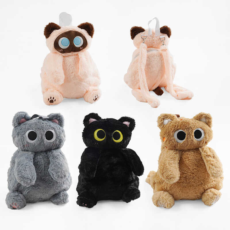 Рюкзак M 18289 (200) "Котик", висота 35см, 1 містке відділення, знімні регульовані ремінці, ВИДАЄТЬСЯ МІКС ВИДІВ