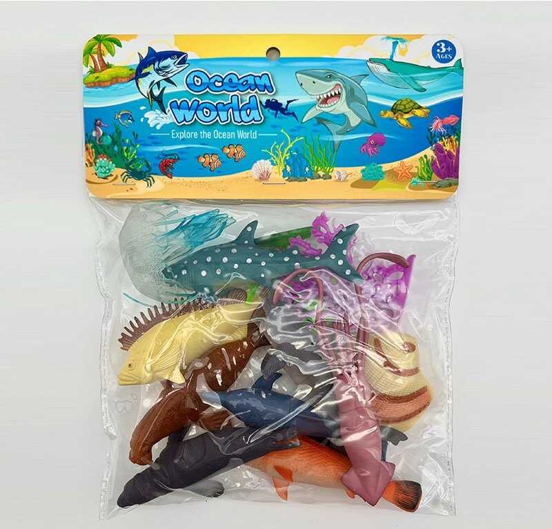 Морські жителі 104-6 (144/2) 9 штук, водорості, в пакеті