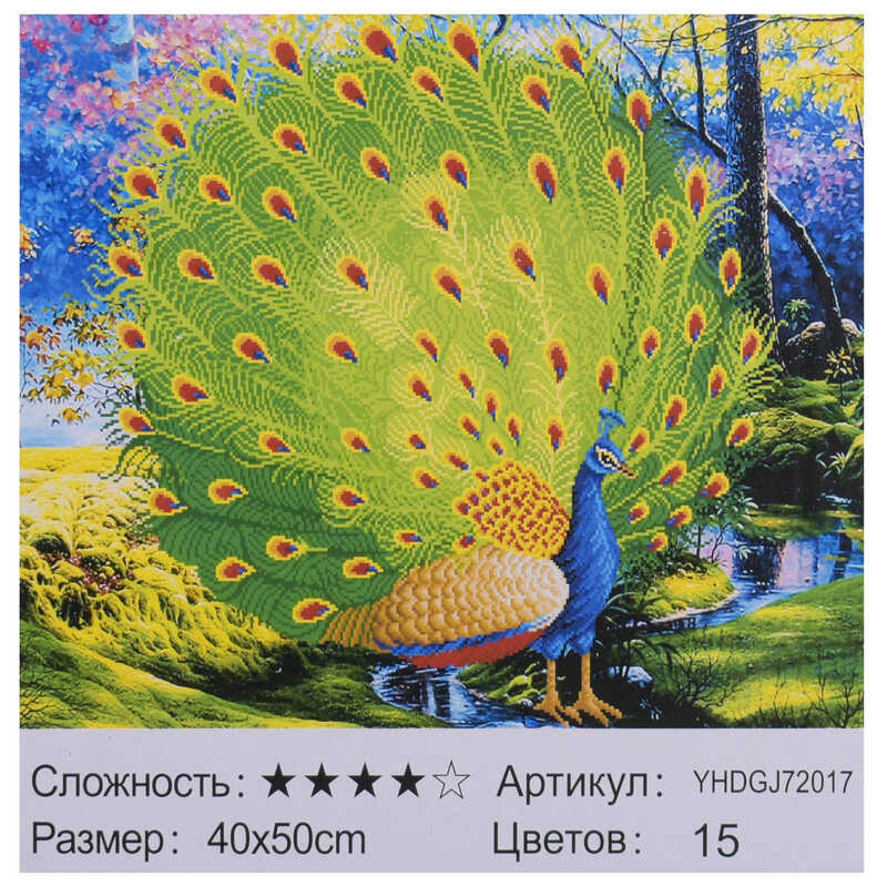 Картина за номерами + Алмазна мозаїка 2в1 YHDGJ 72017 (30) "TK Group", 50х40см, в коробці