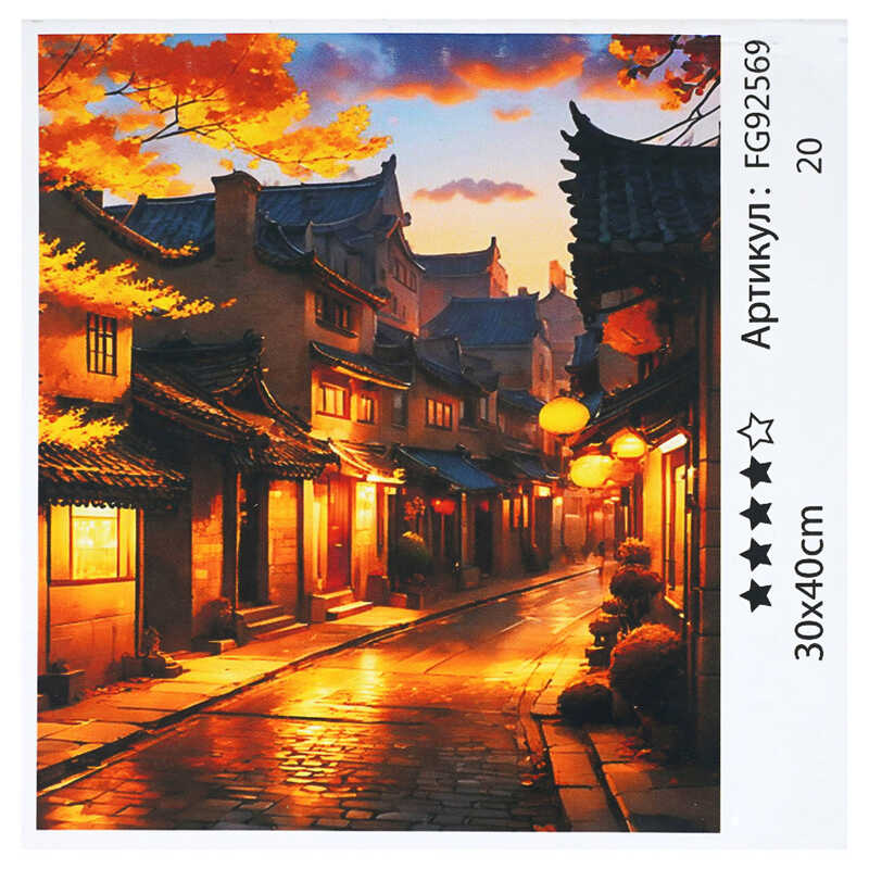 гр Картина за номерами FG 92569 (30) "4FUN Game Club", 30х40 см, в коробці