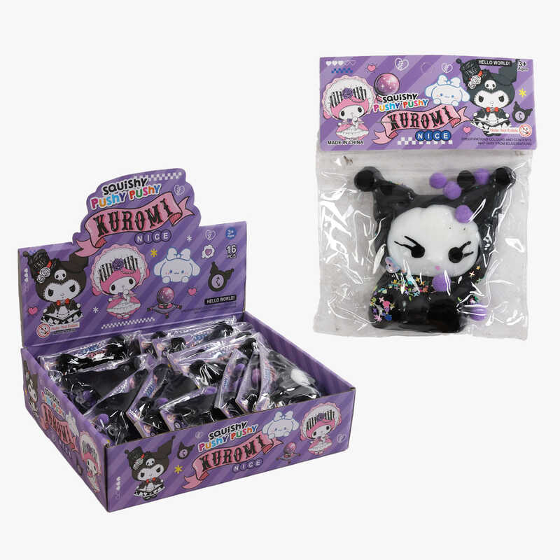 Гра антистрес C 71360 (24) ЦІНА ЗА 16 ШТУК В БЛОЦІ, герой, висота 10 см, блискітки, м`які кульки, в коробці