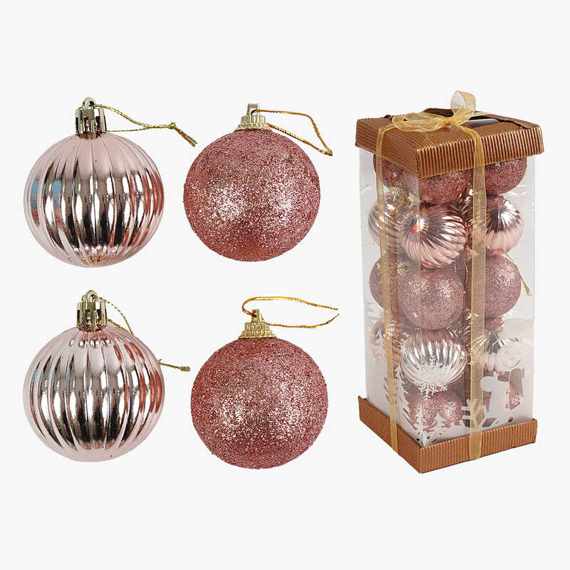 Новорічні прикраси C 67403 (72) 20 штук, кульки, D = 5 см, в коробці