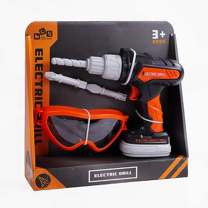 Інструмент 778-50 (84/2) “Електричний дриль”, 3 насадки, на батарейках, в коробці