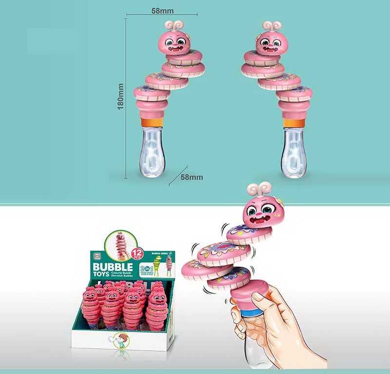 Мильні бульбашки U 004 (12) ЦІНА ЗА 12 ШТУК В БЛОЦІ, пальчикова гра, в коробці