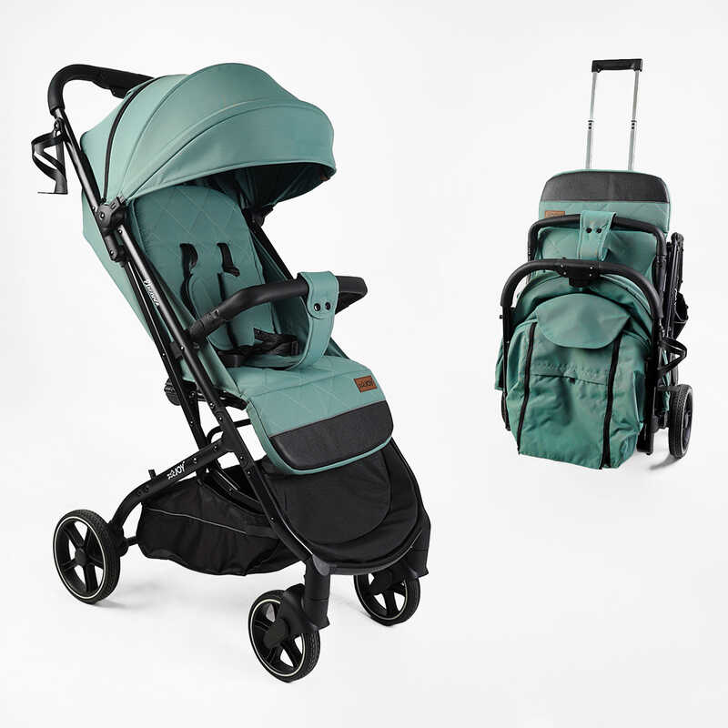 Візок прогулянковий дитячий "JOY" Elegans A-40481 (1) рама алюмінієва, футкавер, підсклянник, телескопічна ручка