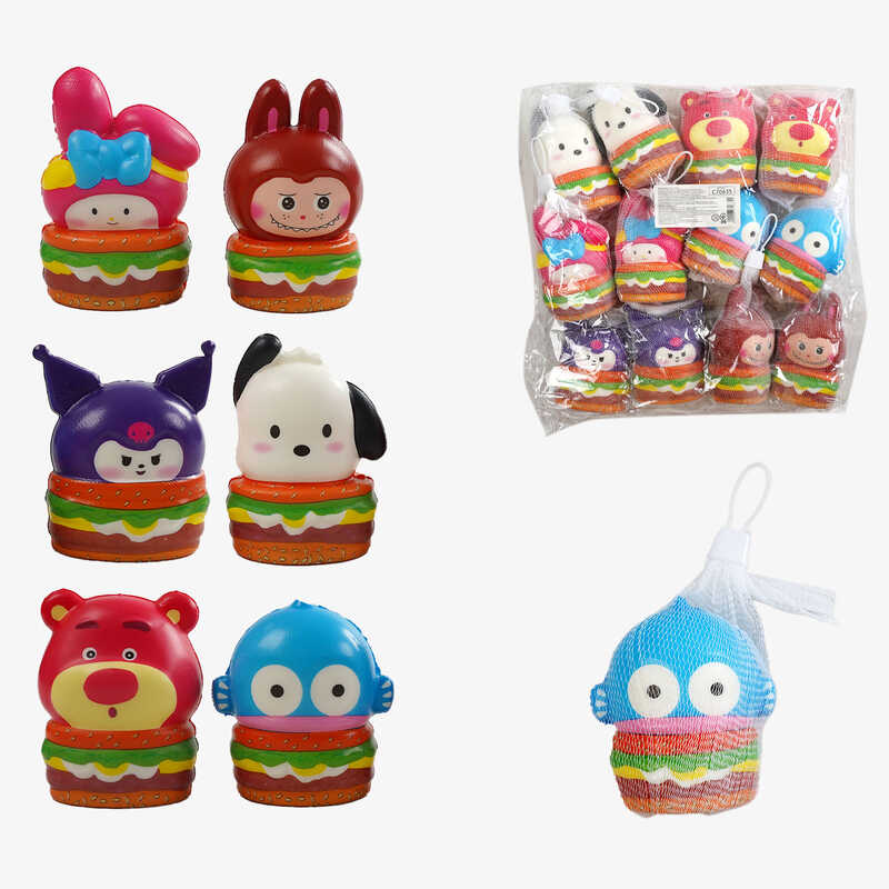 Антистрес-сквіш C 70635 (50) ЦІНА ЗА 12 ШТУК В УПАКОВЦІ, “Герой”, в пакеті