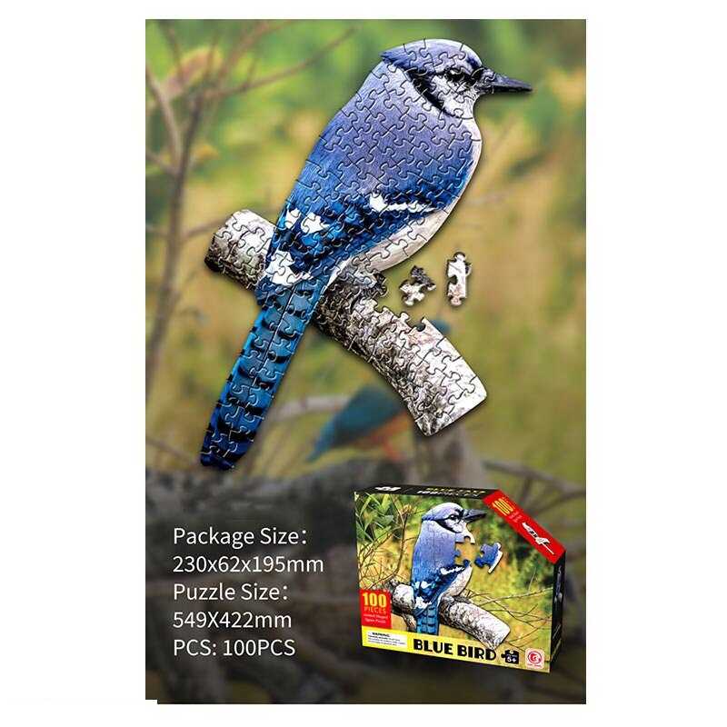 Пазли 88657 (72/3) "Пташка", 100 елементів, в коробці