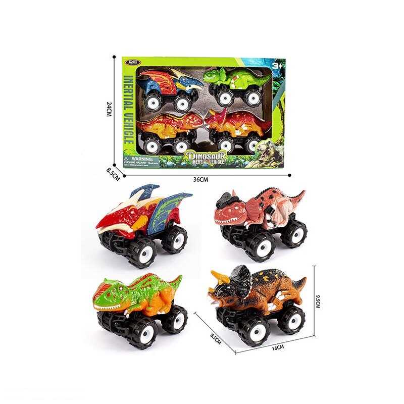 Набір машин 6199-40 K (48/2) 4 машинки, інерція, в коробці