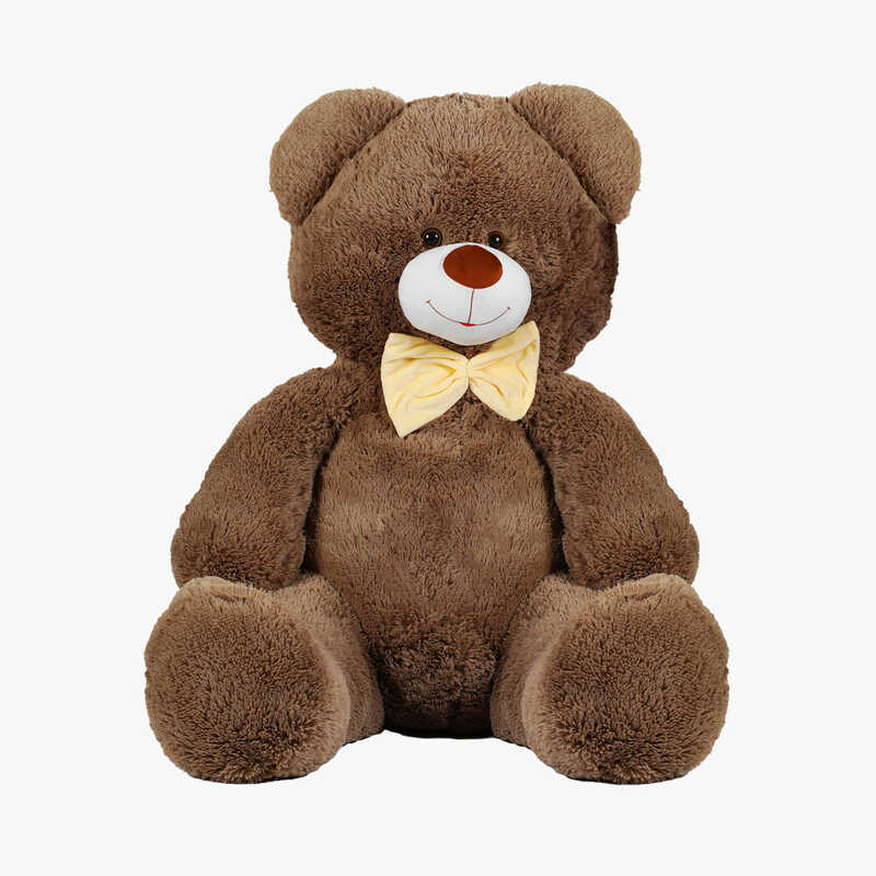 гр М`яка іграшка "Ведмедик" колір графітовий В24783 висота 1,6 м (1) в пакеті