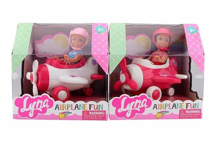 Лялька 4609 (48/2) 2 види, висота: 12 см, літак, шарнірні суглоби, в коробці, ВИДАЄТЬСЯ МІКС