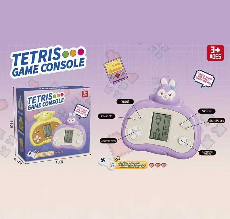 Тетрис BY 6047-12 (120/2) герой, регулювання гучності, класичні ігри, звук, на батарейках, рівні складності, в коробці