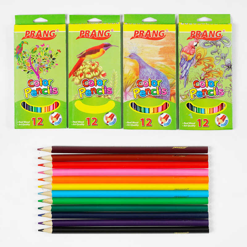 Олівці M 45603 (240) 4 види, 12 штук, в коробці, ВИДАЄТЬСЯ ТІЛЬКИ МІКС ВИДІВ