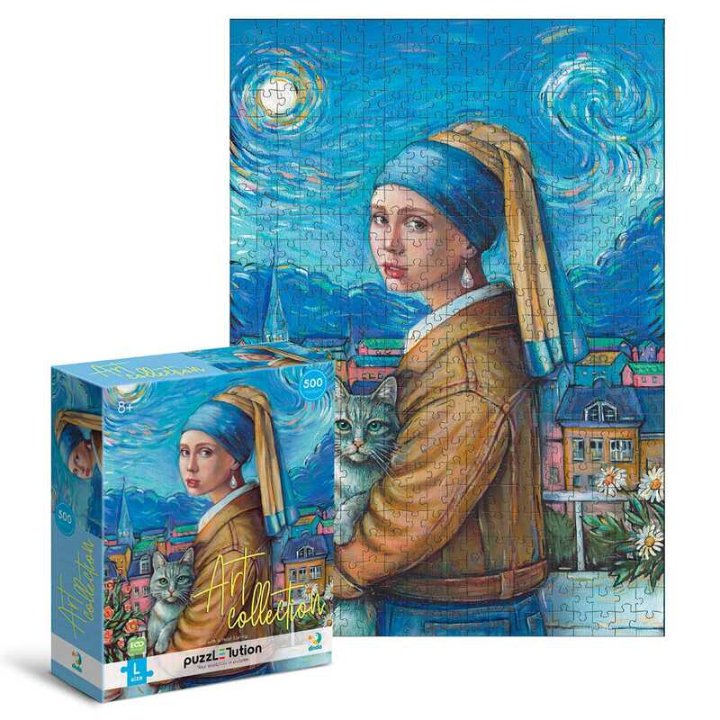 гр Пазл Easy-L "Дівчина з перловою сережкою" 300680 (12) "DoDo", 500 елементів, в коробці