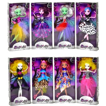 Лялька 1198 «Beauty girl»,  герої "Monster High" , 8 видів, в коробці