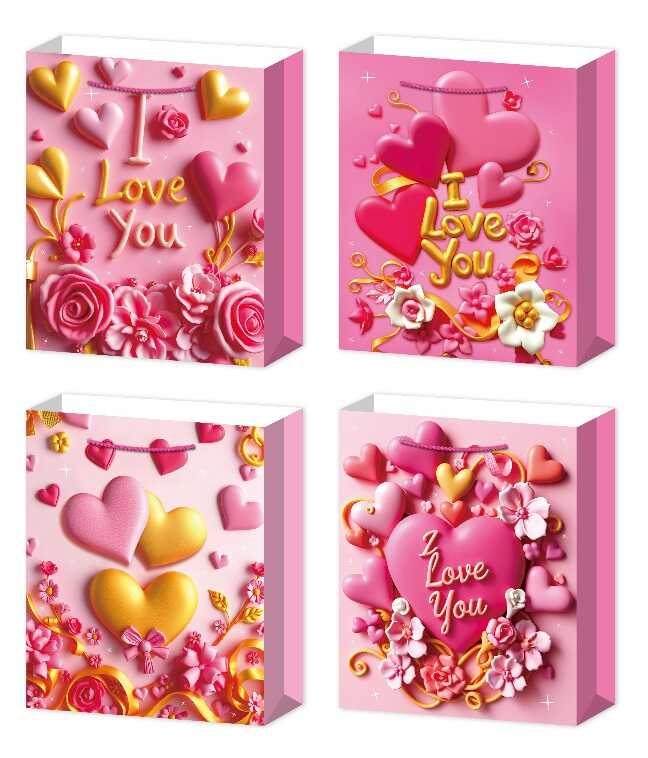 Пакет подарунковий C 75828 (480) СЕРЕДНІЙ, ВИДАЄТЬСЯ МІКС ВИДІВ