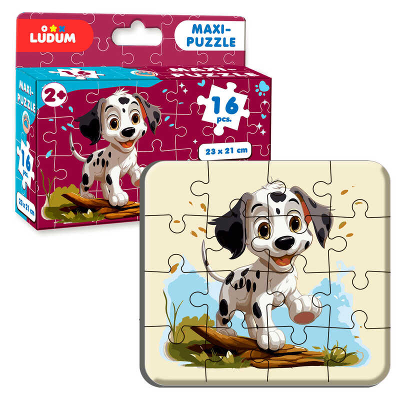 гр Максі-пазл "Песик 2" МЕ 5032-07 (12) "Ludum", 16 елементів, в коробці