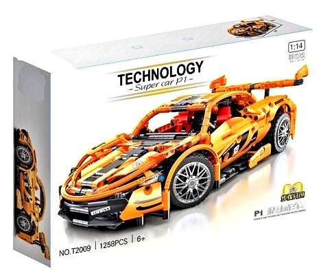 Конструктор  2009 , 1258 деталей, наліпки, інструкція, в коробці