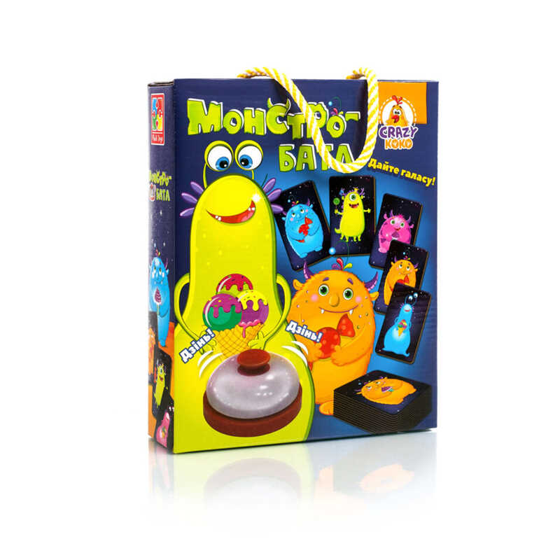 гр Гра з дзвінком "Монстро-батл" (укр) VT8010-04 (14) "Vladi Toys"