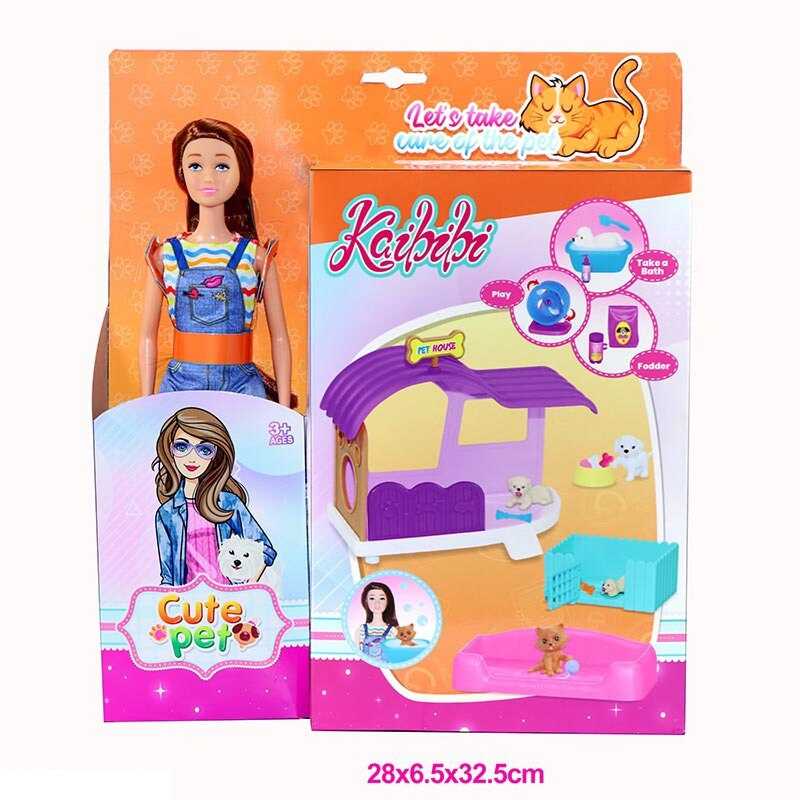 Лялька WG 208 (36/2) 30 см, аксесуари, улюбленці, в коробці