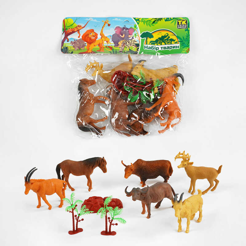Набір тварин TK - 1036 (144) "TK Group", 6 фігурок, у пакеті
