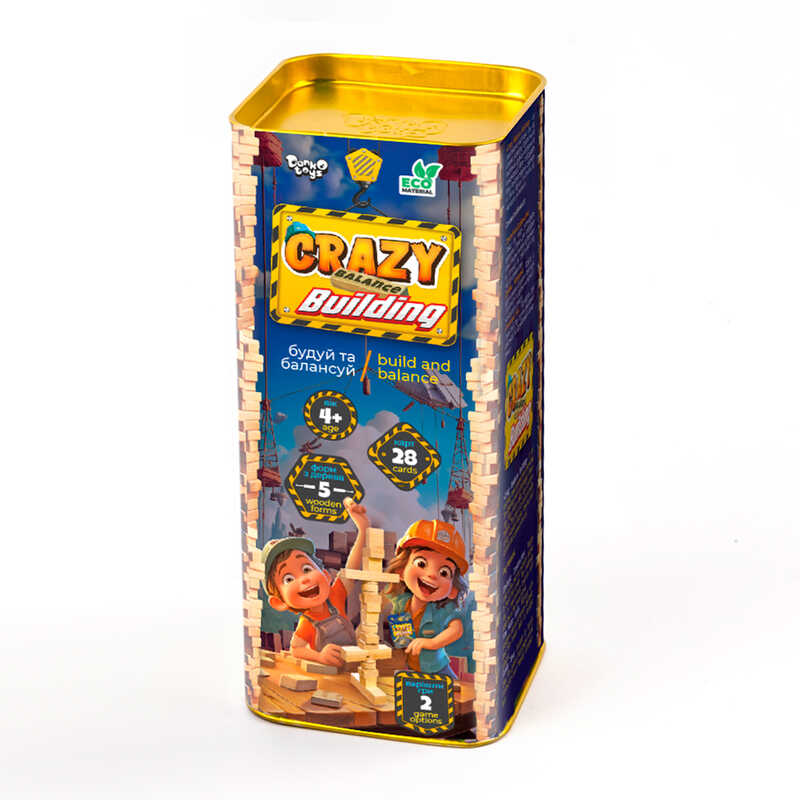 гр Розвиваюча настільна гра "Crazy Balance Building" CBB-01 (6) "Danko Toys"
