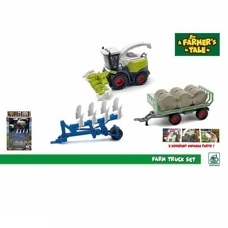 Комбайн 550-13 C (24/2) підсвічування, звук, інерція, плуг, причеп, вантаж, рухомі елементи, в коробці